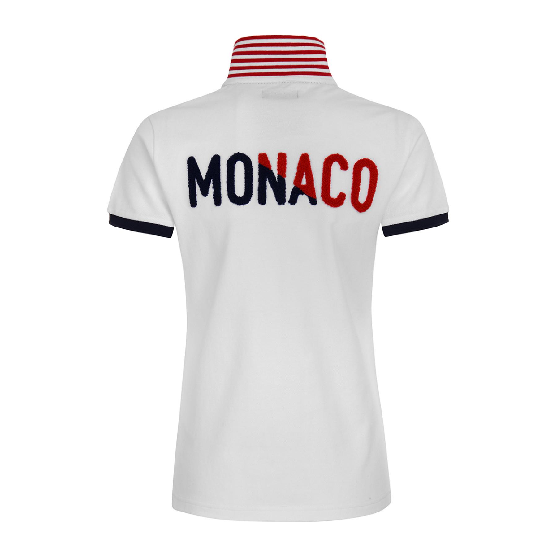 Damska koszulka polo AS Monaco 2020/21 blanche