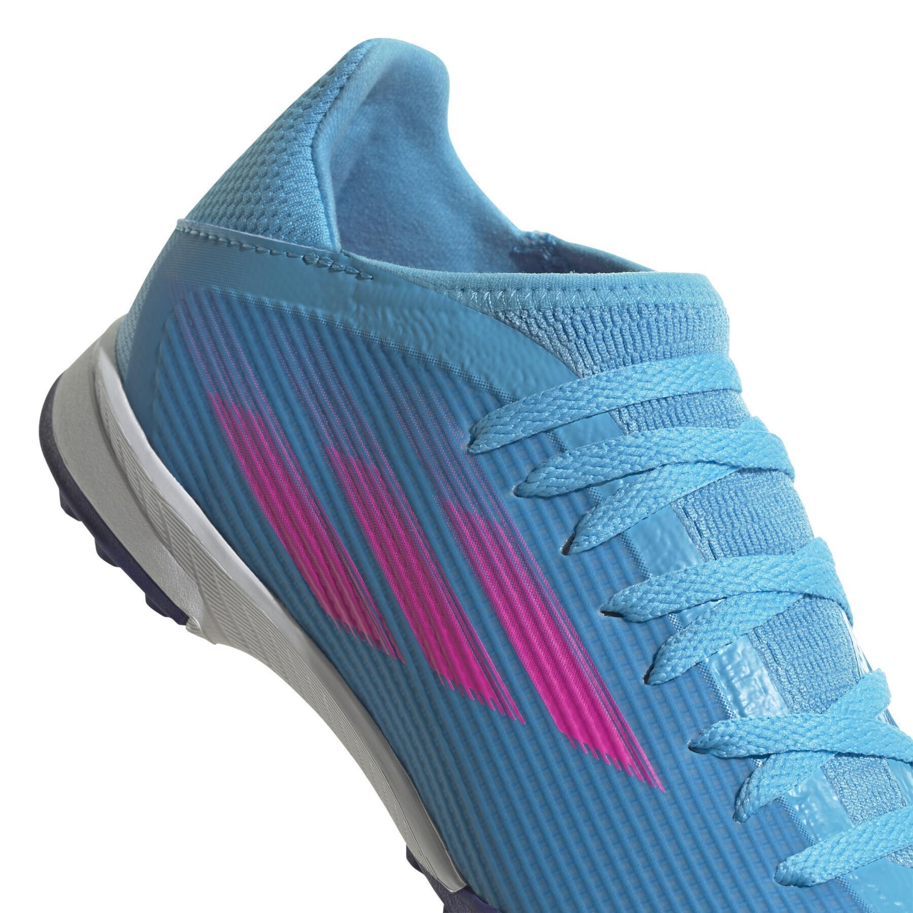 Dziecięce buty piłkarskie adidas X Speedflow.3 TF - Sapphire Edge Pack