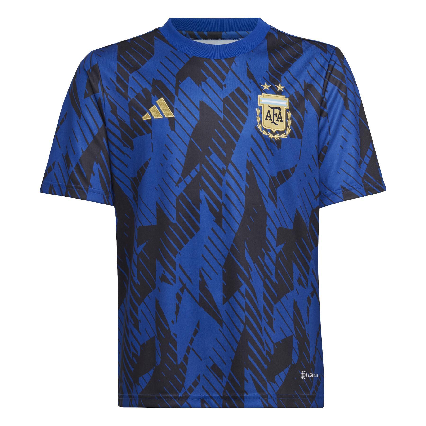 Koszulka przedmeczowa dla dzieci na Mistrzostwa Świata 2022 Argentine