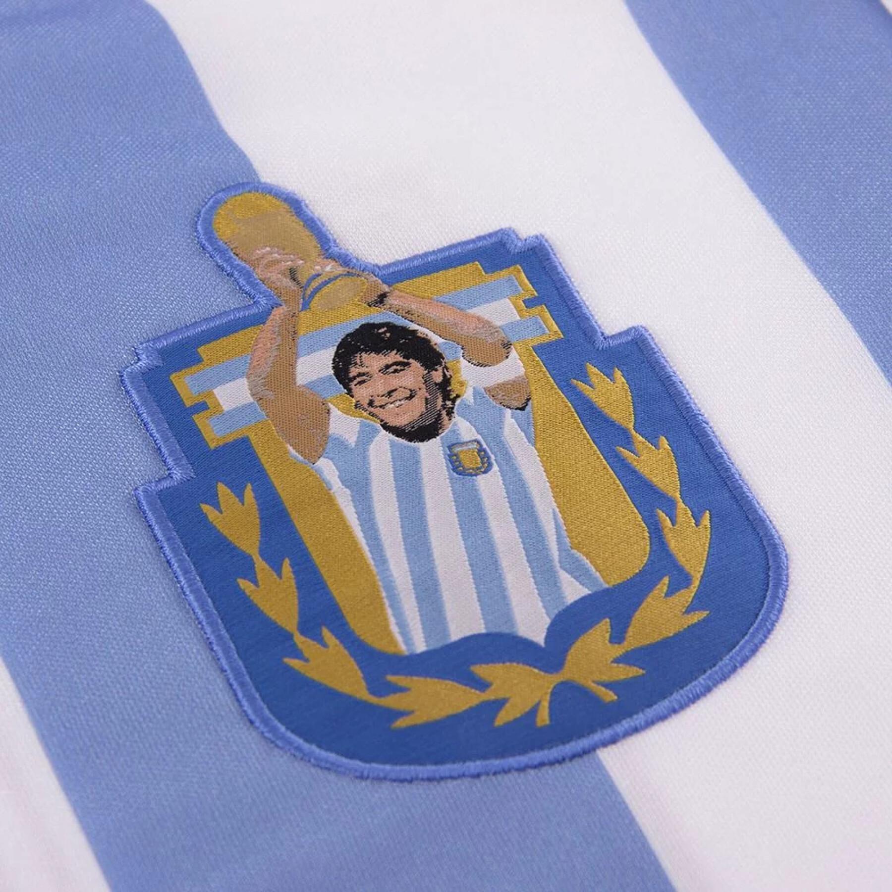 Koszulka Copa Football Maradona Argentina 1986 Retro