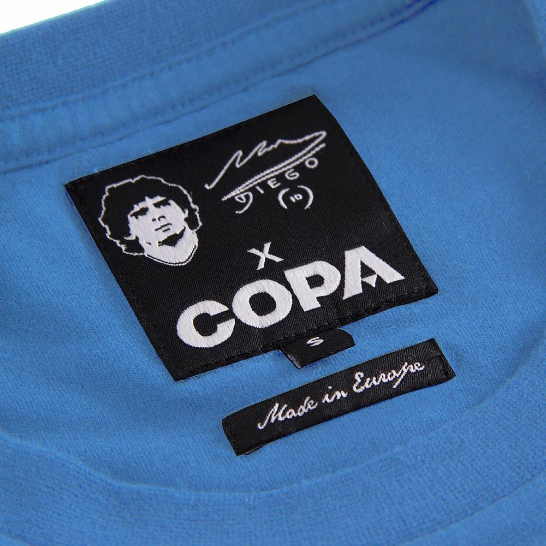 T-shirt z haftem Copa SSC Napoli Maradona