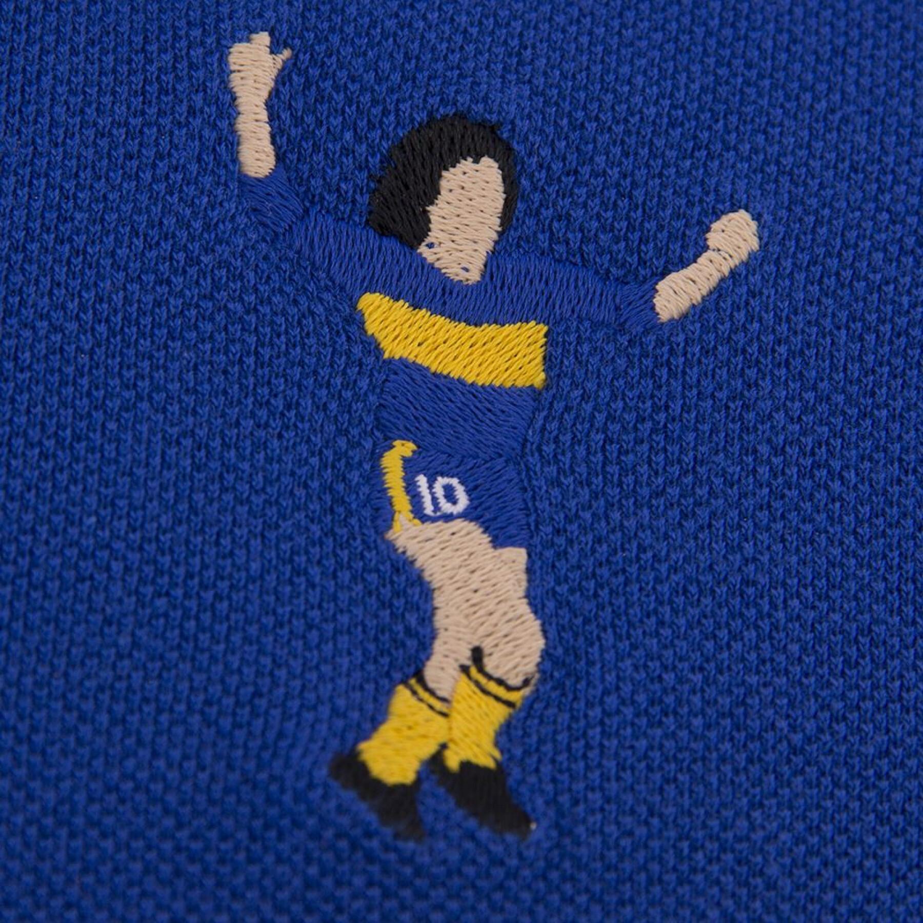 Haftowana koszulka polo Copa Boca Juniors Maradona