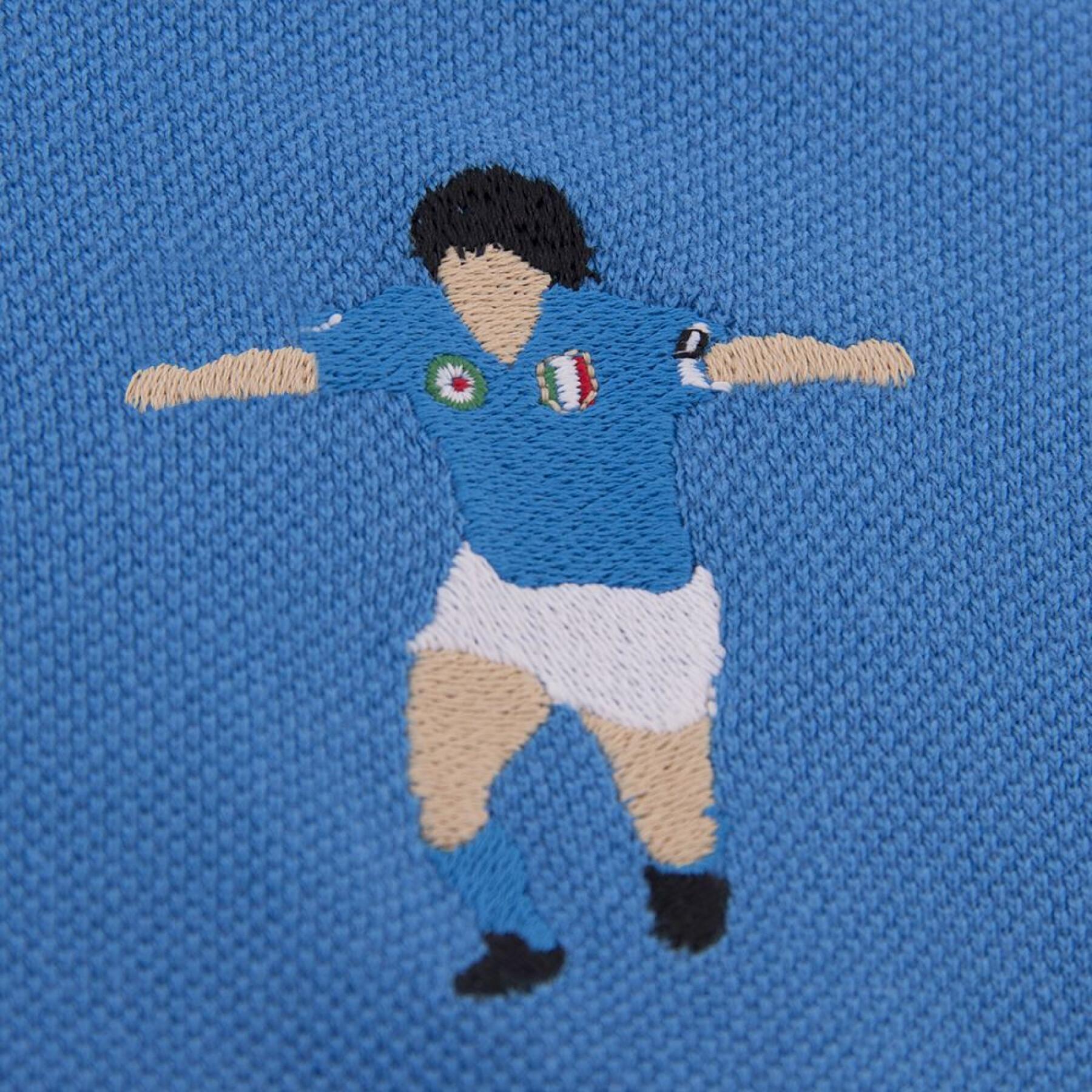 Haftowana koszulka polo Copa SSC Napoli Maradona