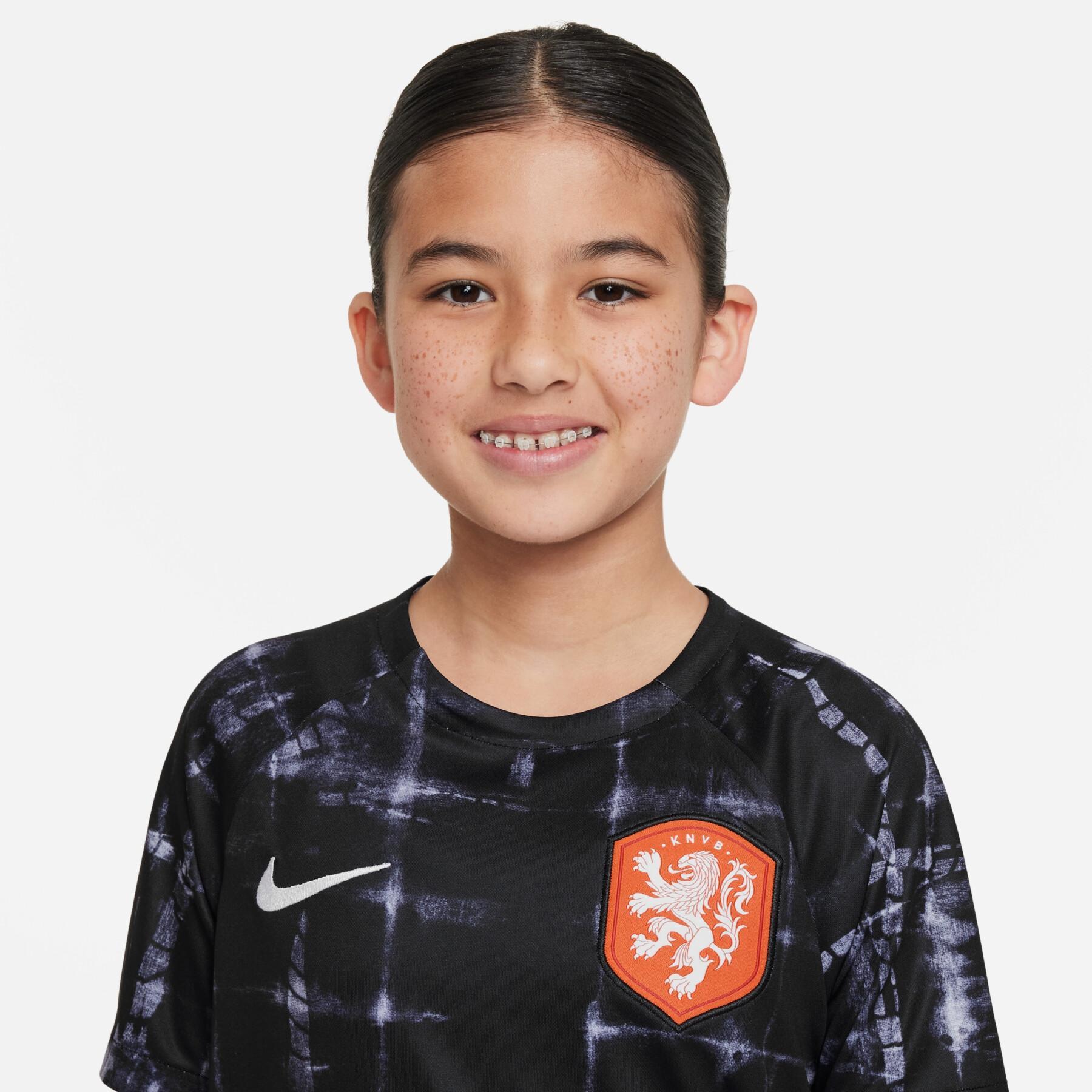 Koszulka przedmeczowa dla dzieci na Mistrzostwa Świata 2022 Pays-Bas Dri-FIT