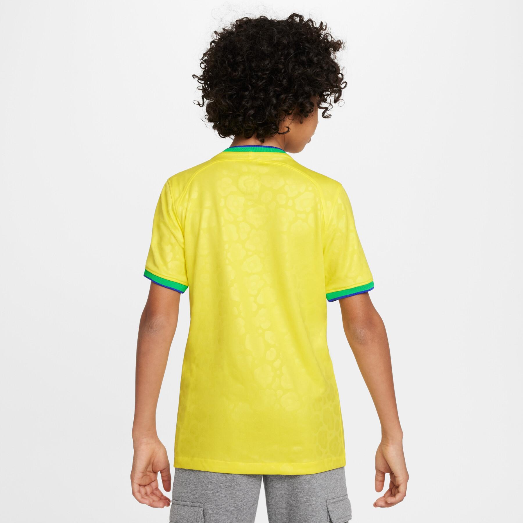 Koszulka domowa dla dzieci na Mistrzostwa Świata 2022 Brésil
