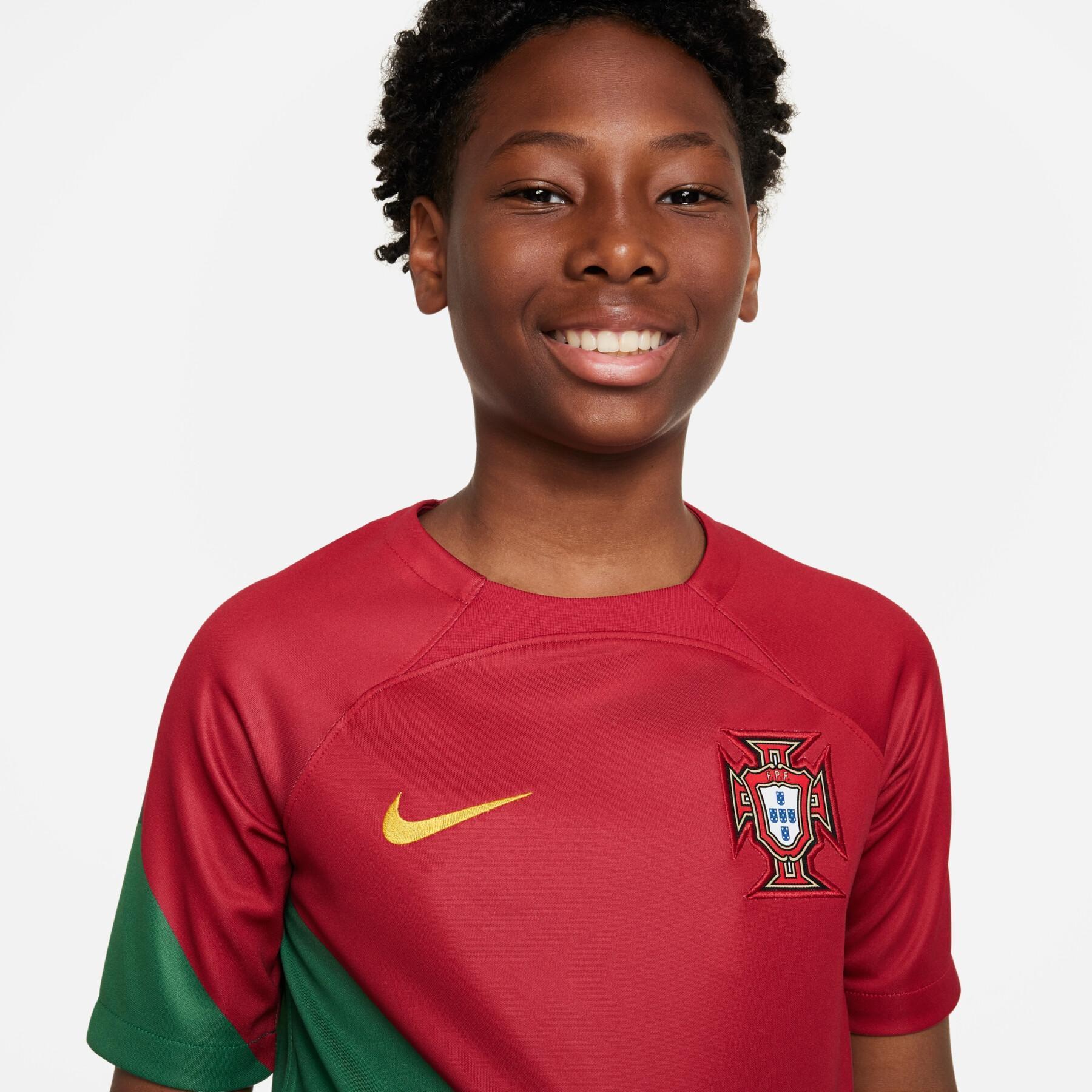 Koszulka domowa dla dzieci na Mistrzostwa Świata 2022 Portugal