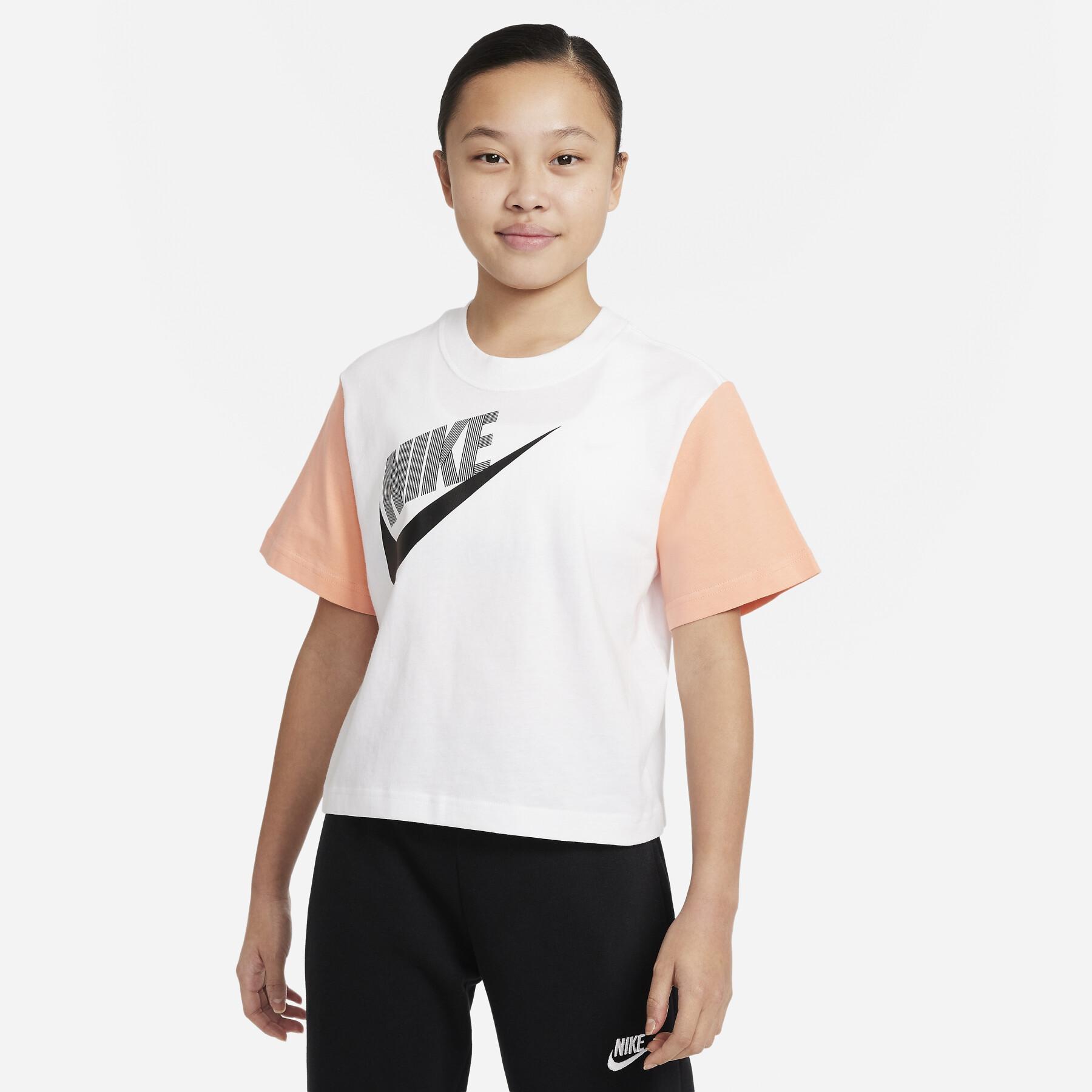 Koszulka dziewczęca Nike Essntial Boxy