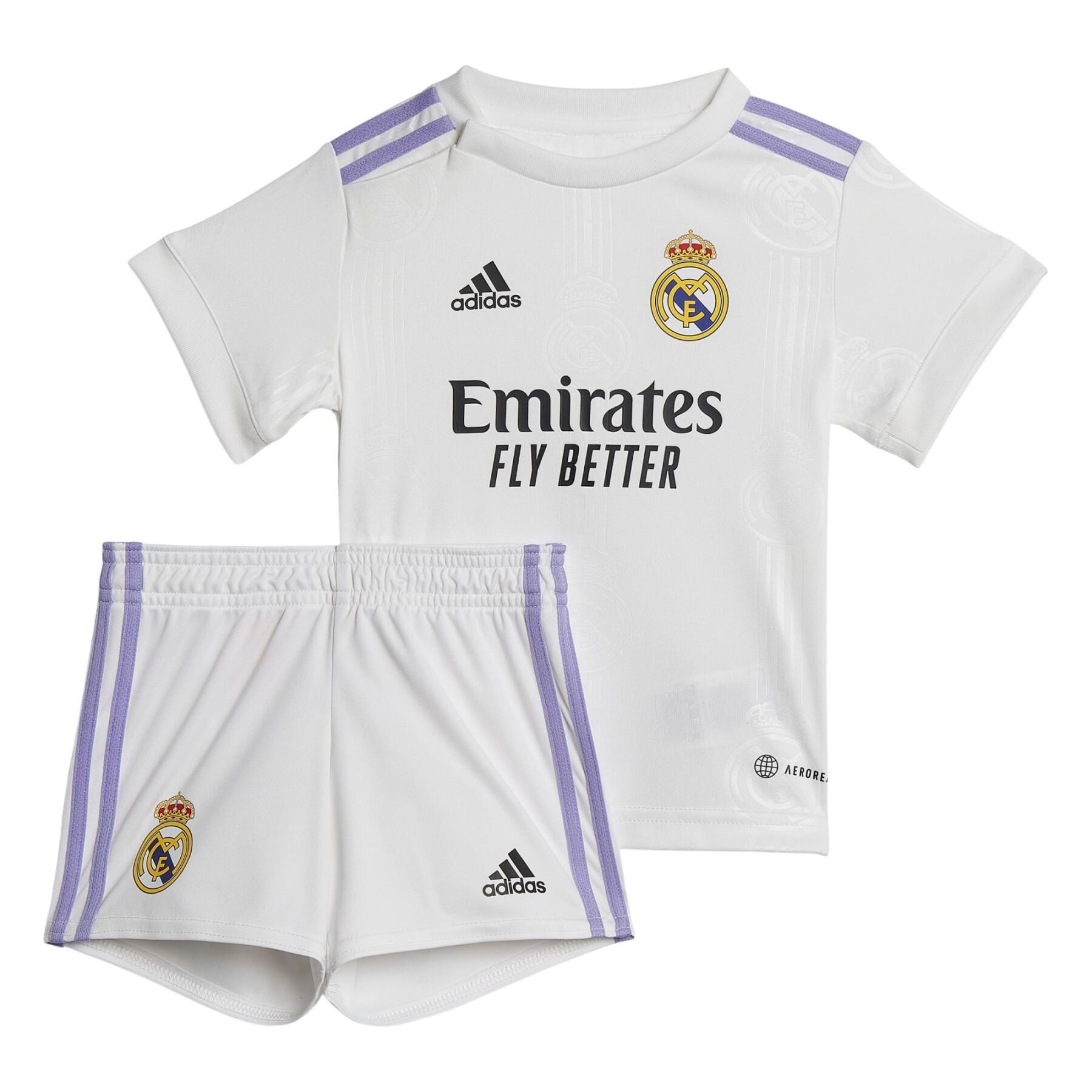 Zestaw domowy dla niemowląt Real Madrid 2022/23