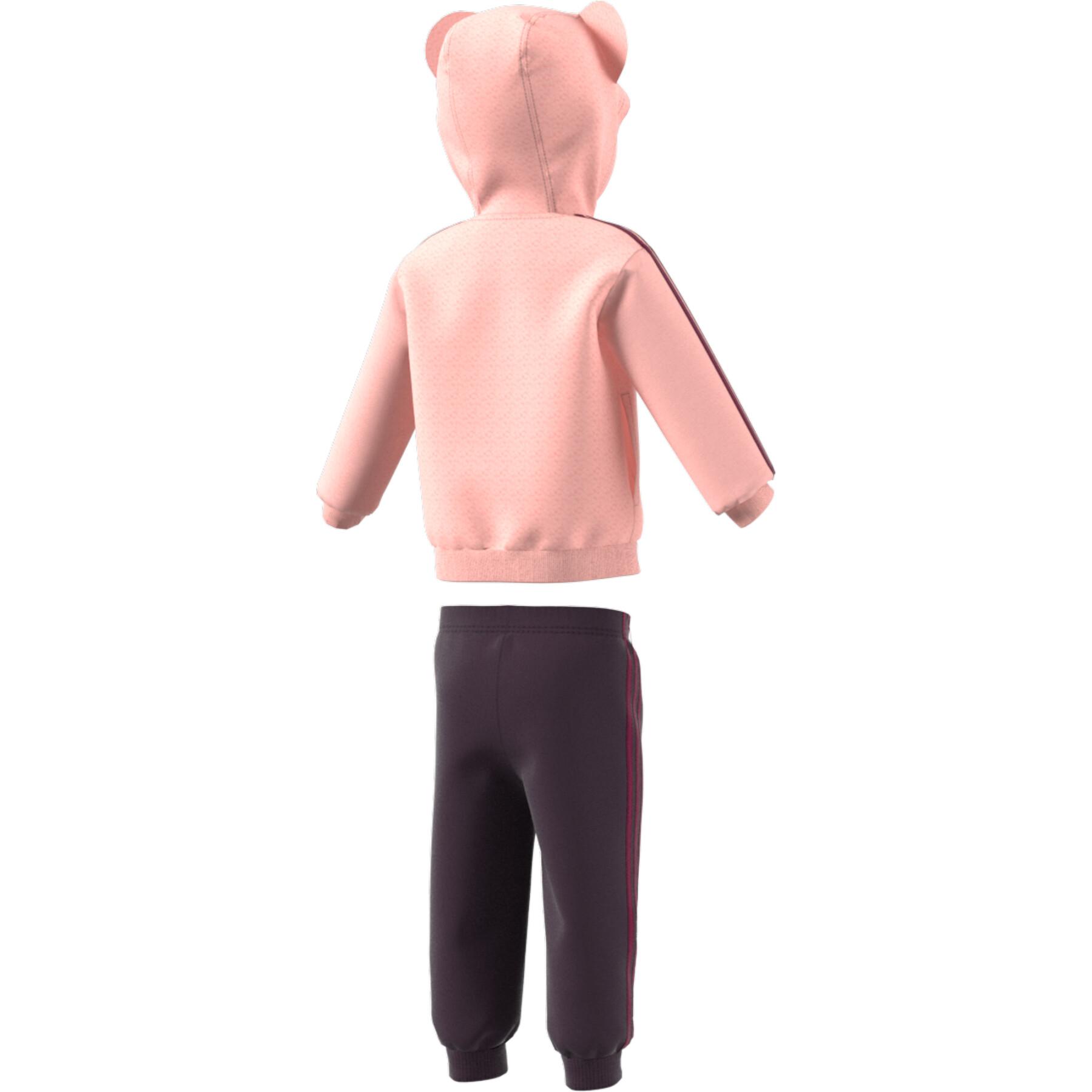 Dziecięcy dres adidas Fur Full-Zip Hooded Jogger Set