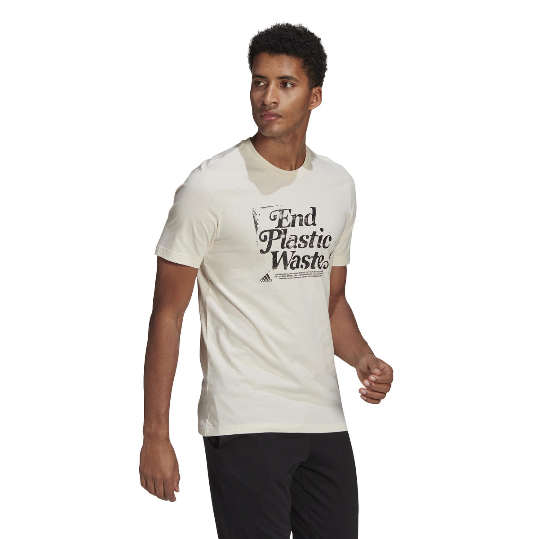 Koszulka adidas Slogan Recycled Cotton Graphic