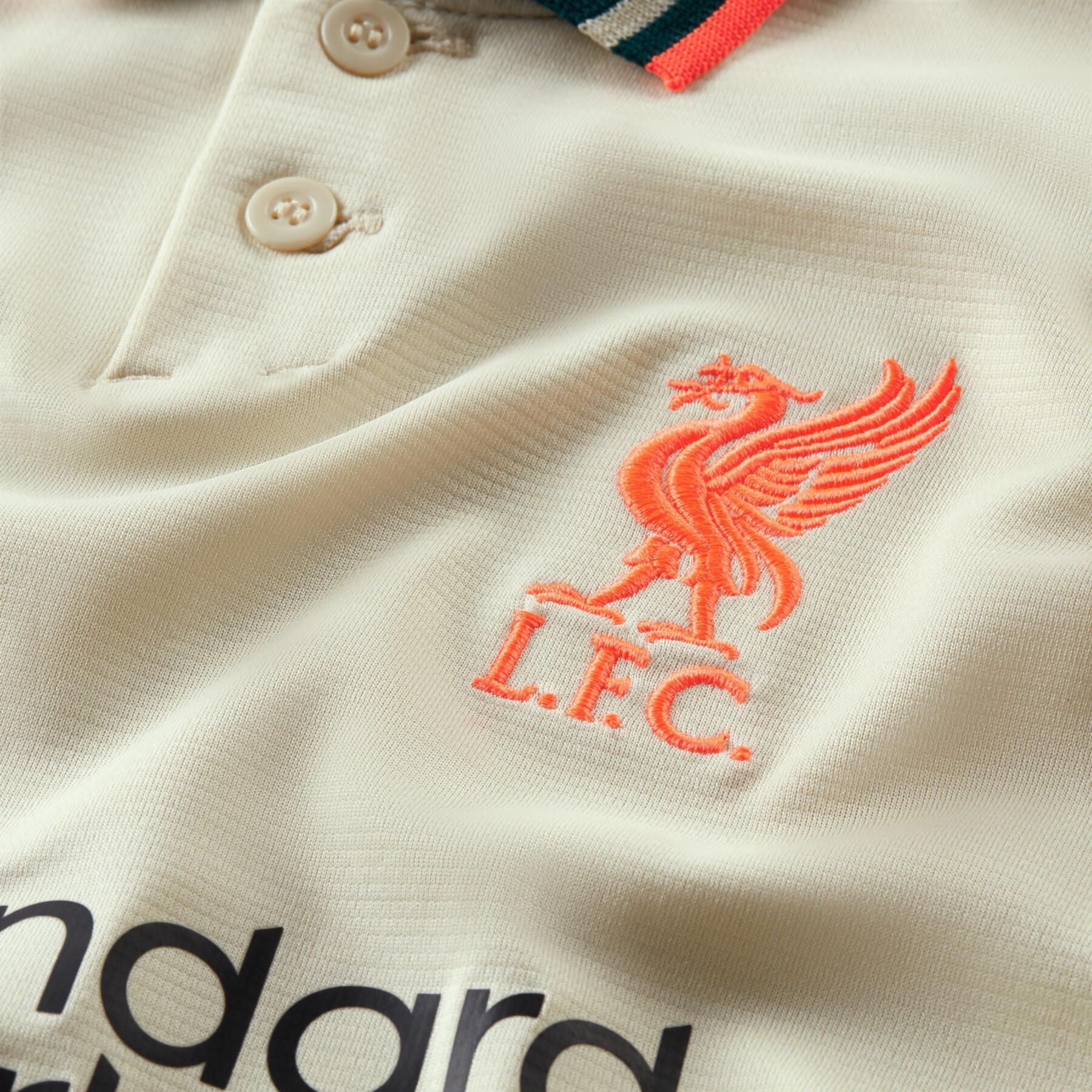 Dziecięca koszulka wyjazdowa Liverpool FC 2021/22