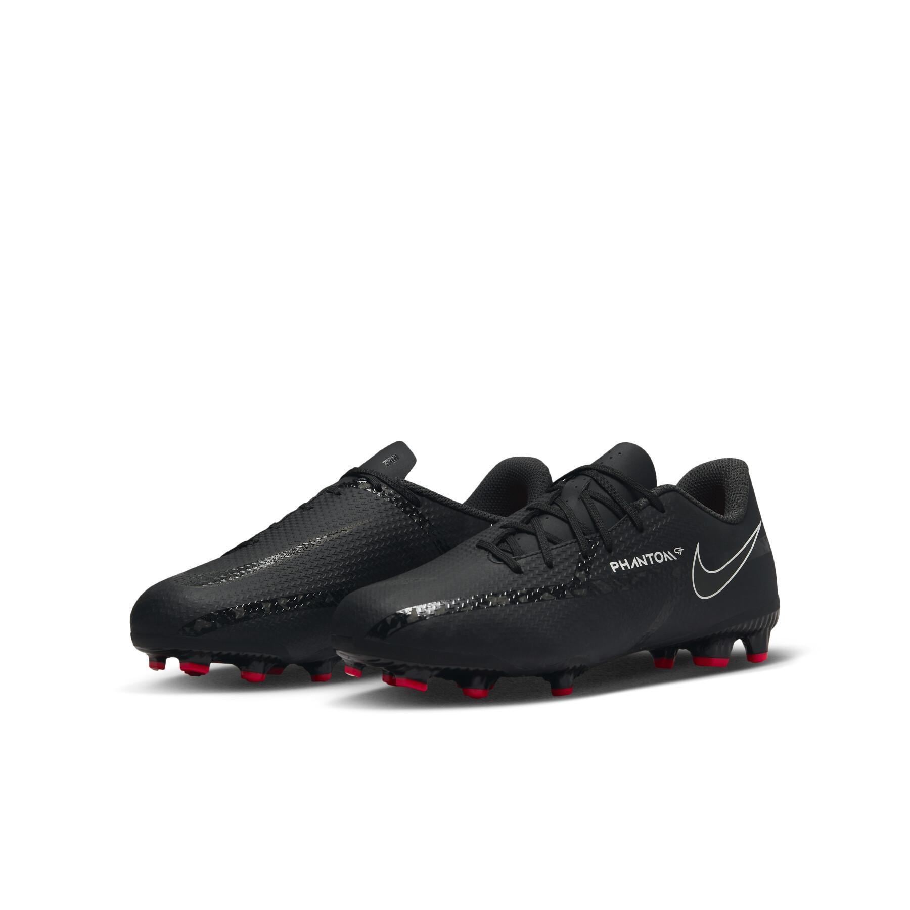 Dziecięce buty piłkarskie Nike Phantom GT2 Academy MG - Shadow Black Pack