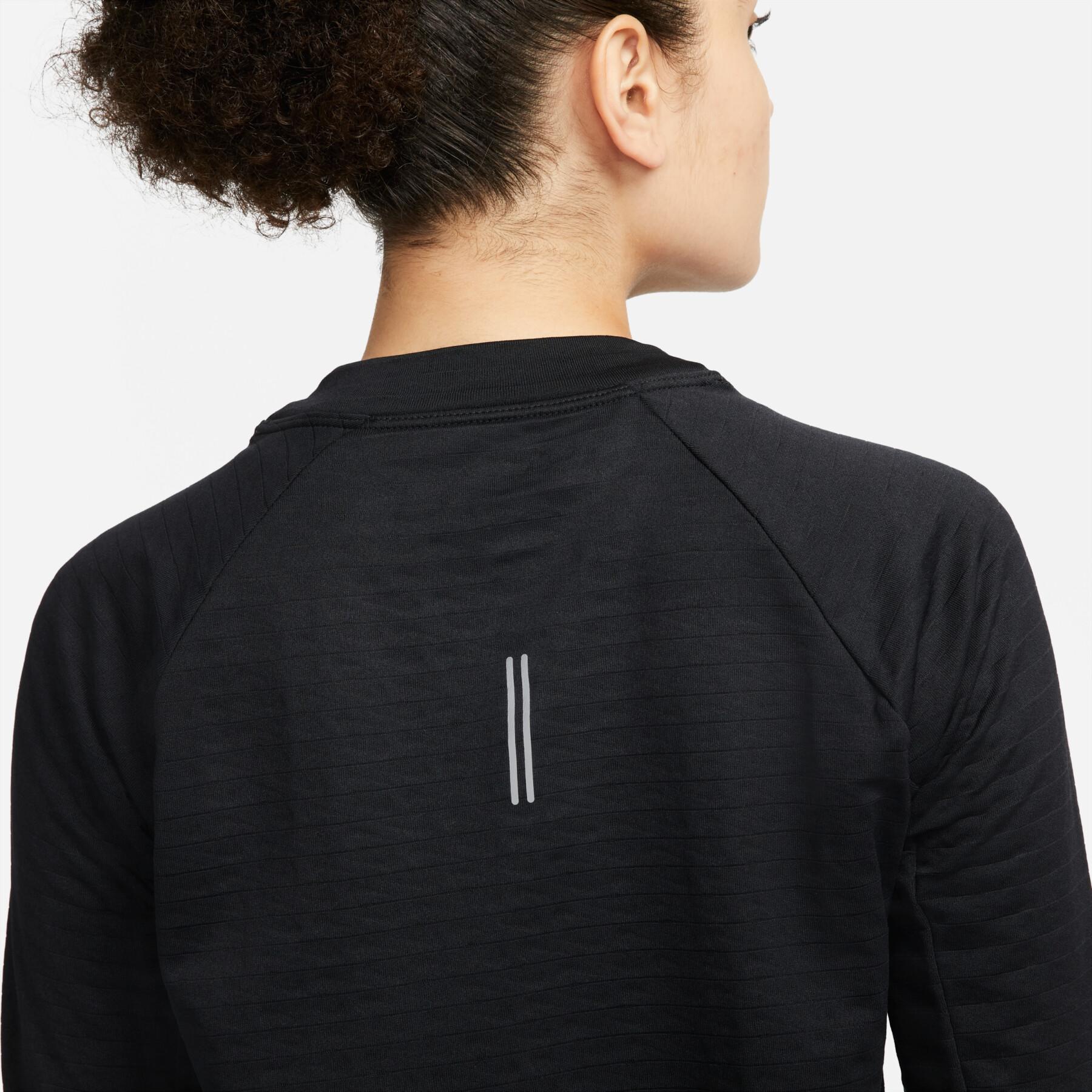 Damska koszulka z długim rękawem Nike Therma-FIT Element Crew