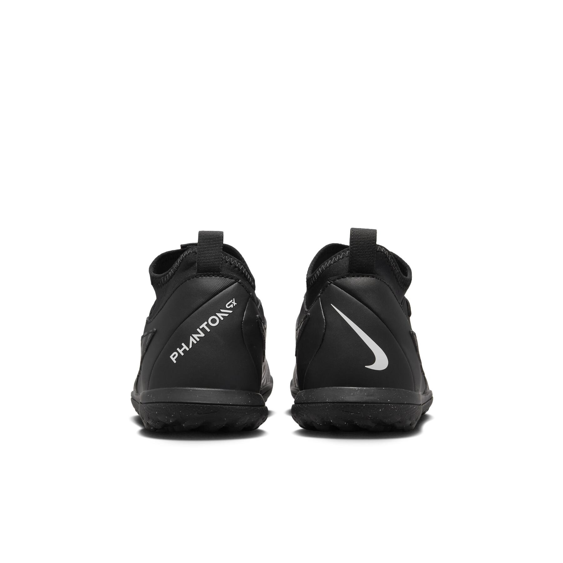 Dziecięce buty piłkarskie Nike Phantom GX Club Dynamic Fit TF - Black Pack