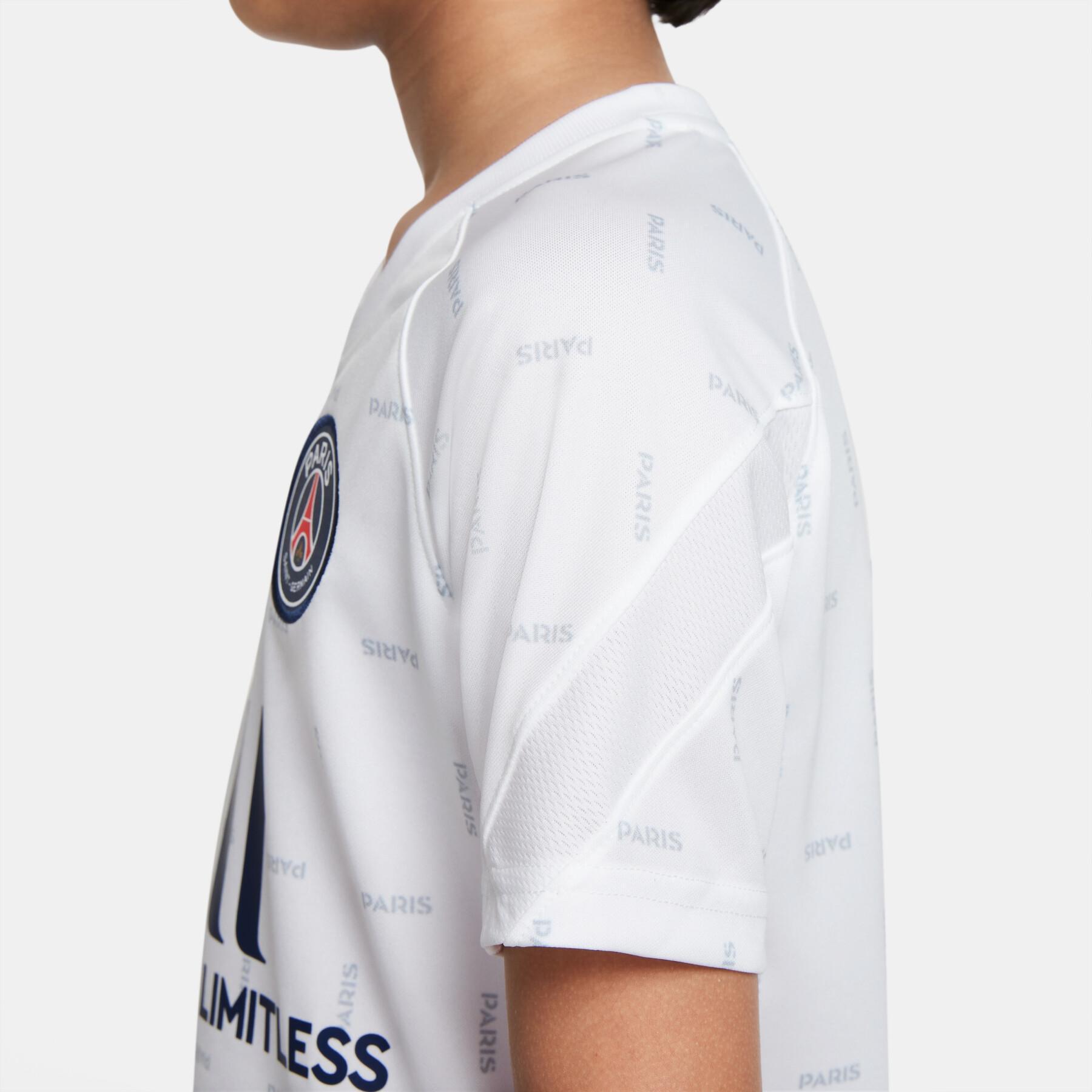 Koszulka dziecięca przed meczem czwarta PSG 2021/22