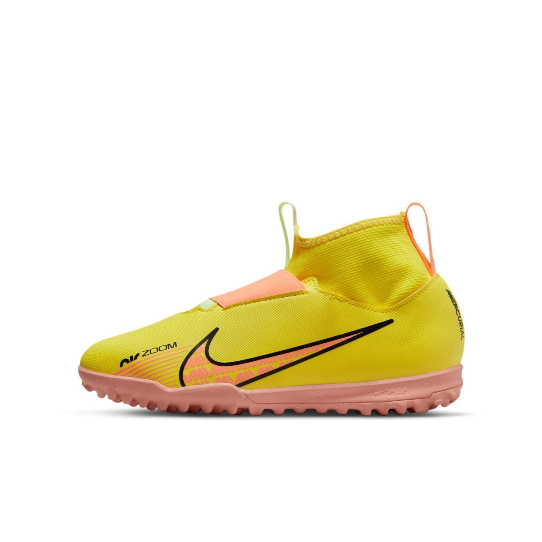 Dziecięce buty piłkarskie Nike Zoom Mercurial Superfly 9 Academy TF - Lucent Pack