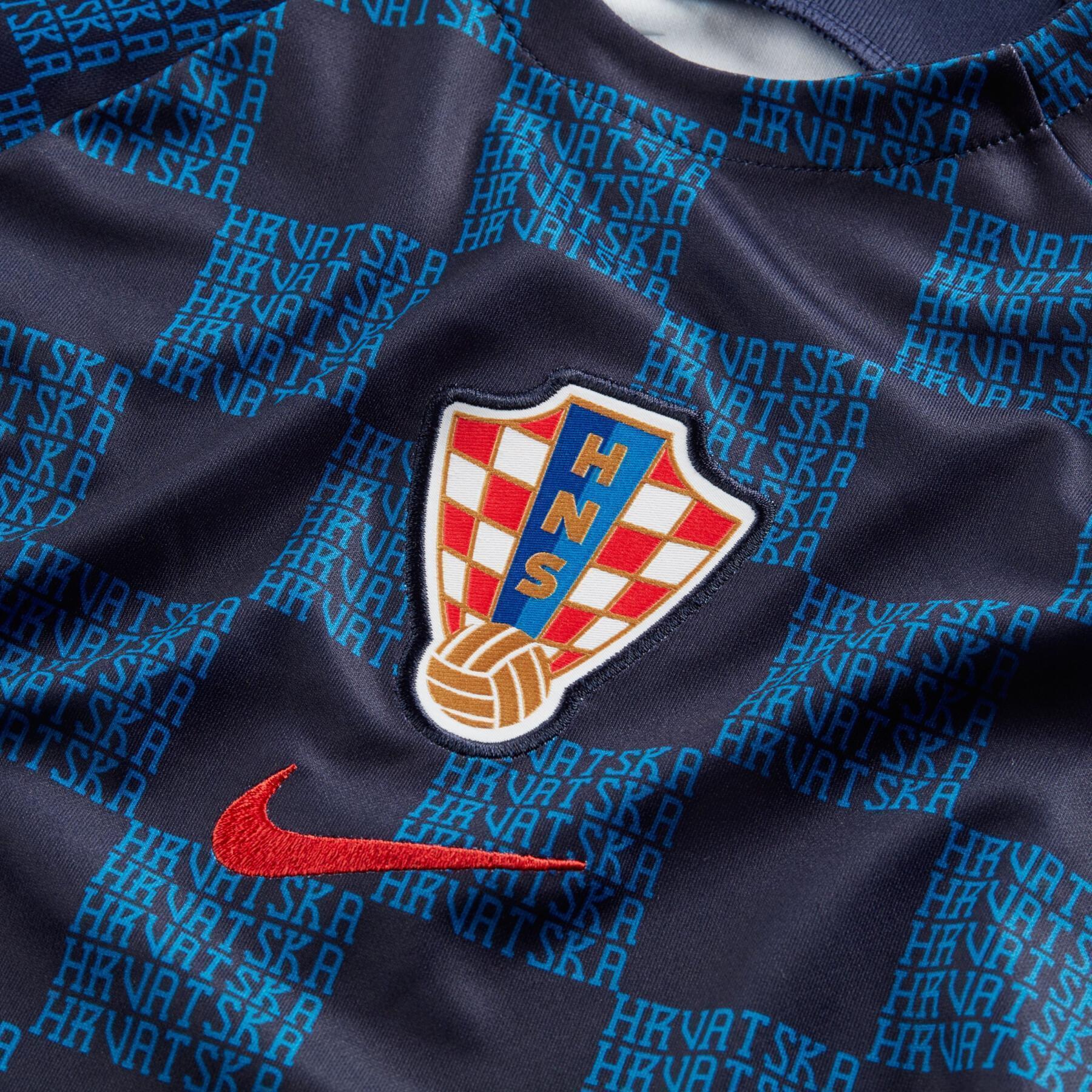 Koszulka przedmeczowa dla dzieci na Mistrzostwa Świata 2022 Croatie
