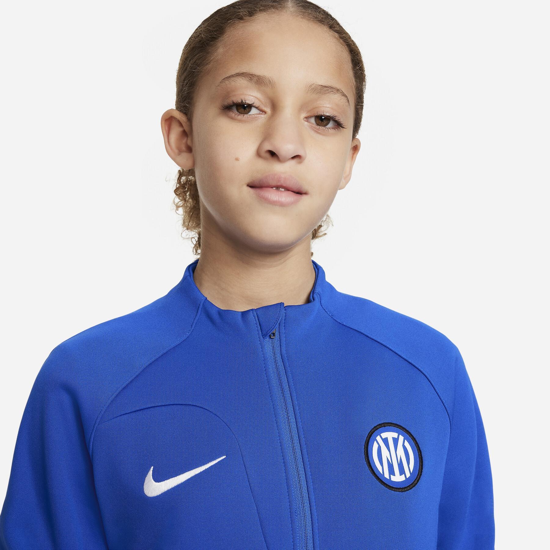 Dziecięca bluza dresowa Inter Milan Academy Pro Anthem 2022/23