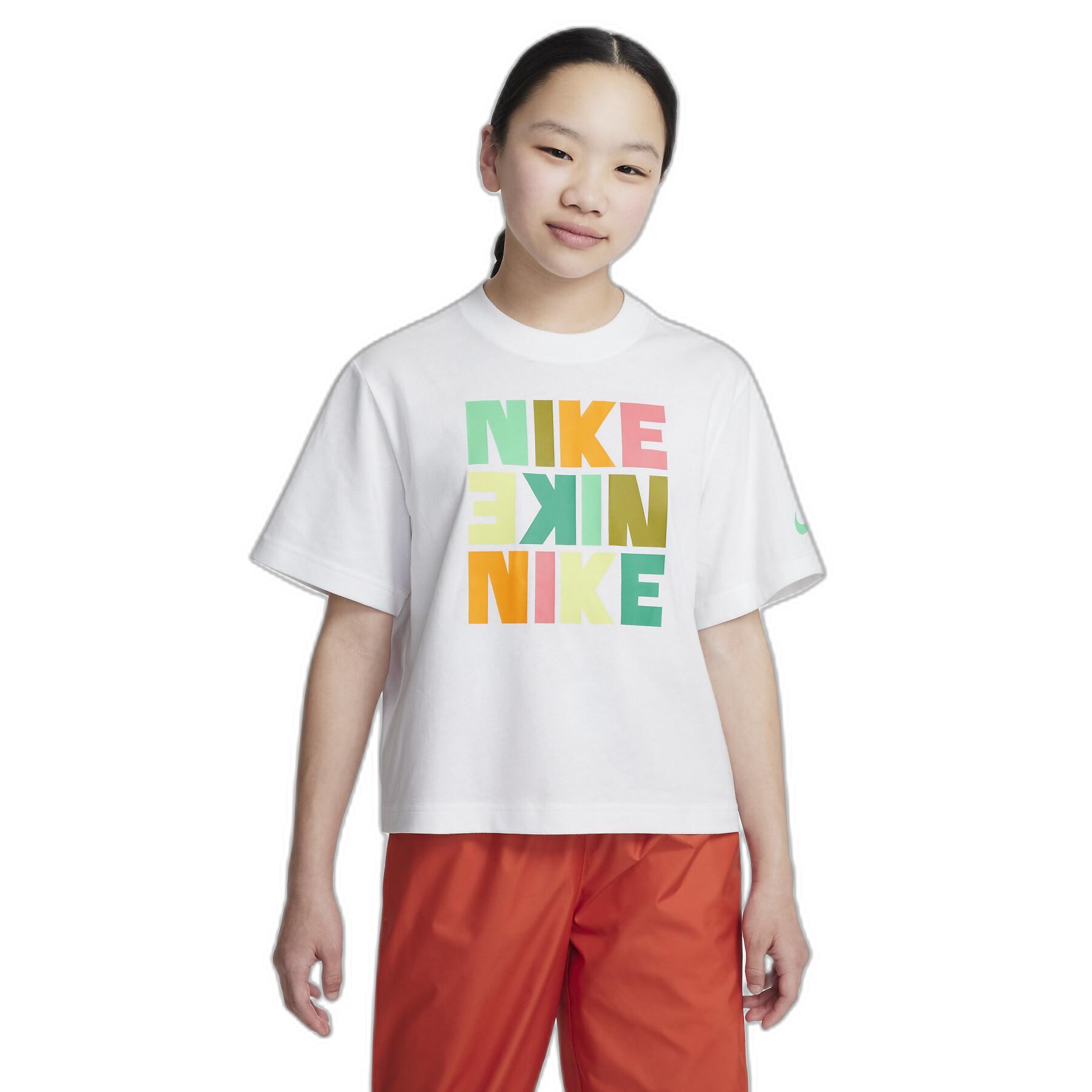 Koszulka dla dziewczynki Nike Boxy Print