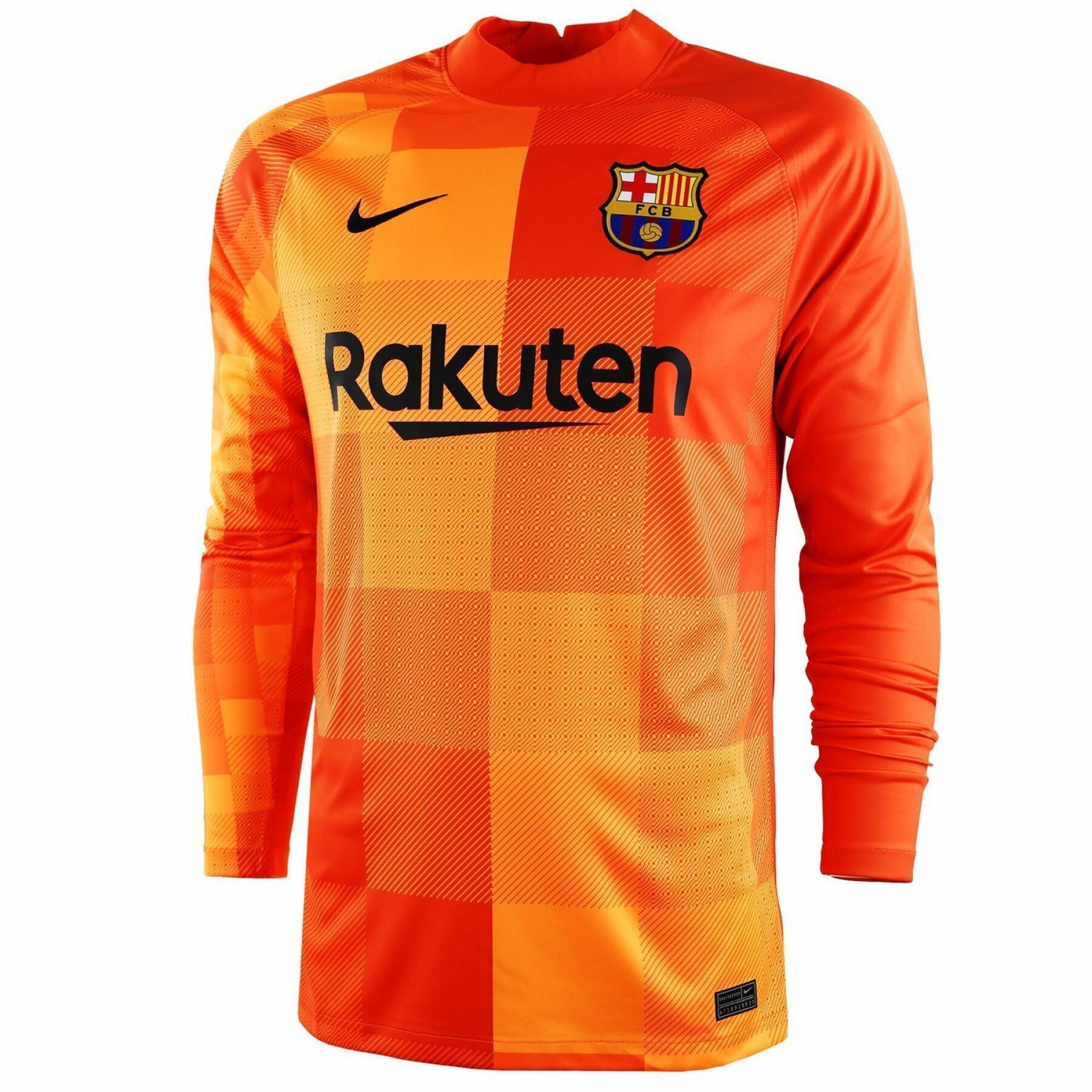 Autentyczna domowa koszulka bramkarska FC Barcelone 2021/22
