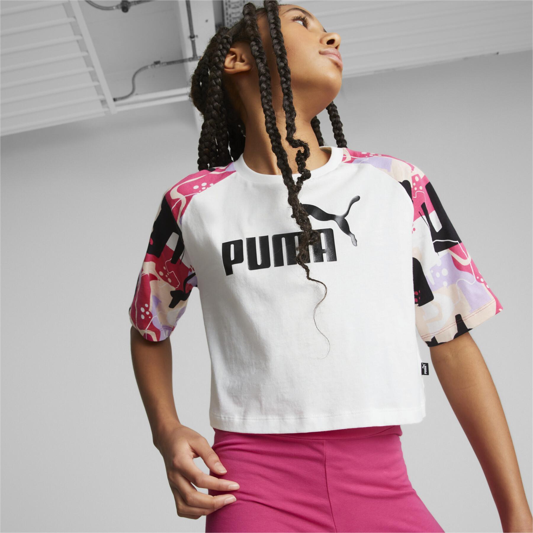 Koszulka dla dziewczynki Puma Ess+ Street Art Aop