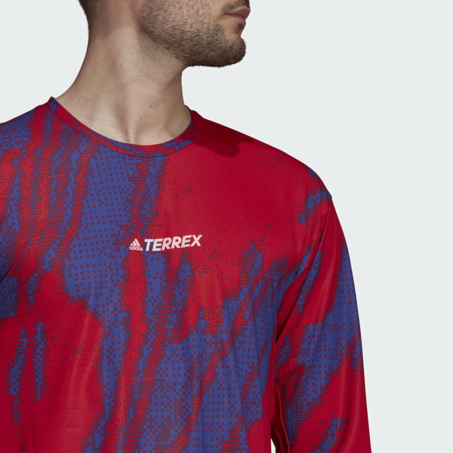 Koszulka z długim rękawem adidas Terrex Primeblue Trail Graphic