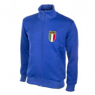 Bluza dresowa z zamkiem błyskawicznym z logo Italie 1970's