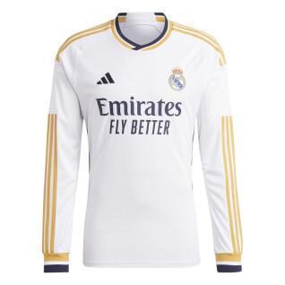 Koszulka domowa z długim rękawem Real Madrid 2023/24