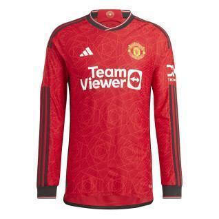 Autentyczna koszulka domowa z długim rękawem Manchester United 2023/24