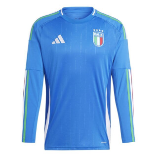 Koszulka domowa z długim rękawem Italie Euro 2024