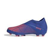 Dziecięce buty piłkarskie adidas Predator Edge.3 Laceless FG - Sapphire Edge Pack