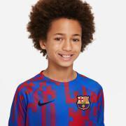 Koszulka przedmeczowa dla dzieci FC Barcelone 2022/23