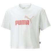 Koszulka dla dziewczynki Puma Girls Logo Cropped